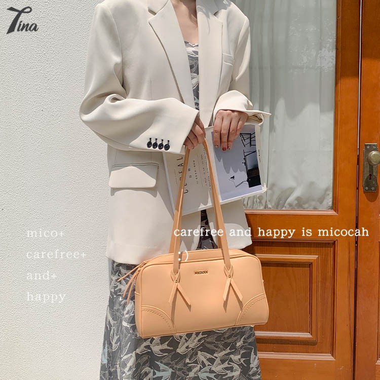 Túi xách nữ Micocah style Hàn Quốc cá tính dáng trống vuông,da trơn mềm,đựng được nhiều cực tiện lợi (HSF525) (M432)