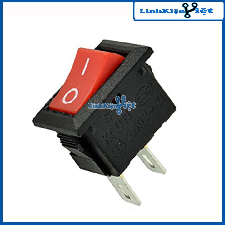 Công Tắc Bập Bênh KCD1-101 6A 250V 2P