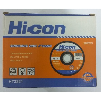 Đá Mài Hicon Ht-3221 4 "X6 mm Chất Lượng Cao