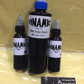 Mực xăm Dynamic Triple Black 60ml 359k/1 lọ /60ml