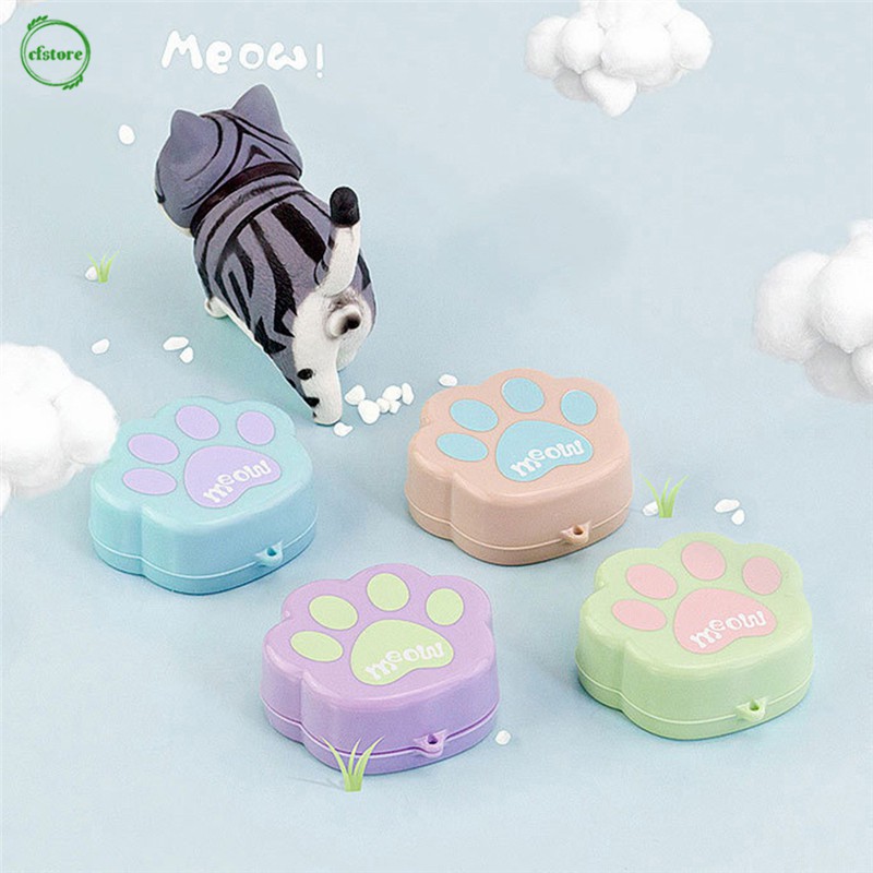 Cốc uống nước gấp gọn hình chân mèo dễ thương