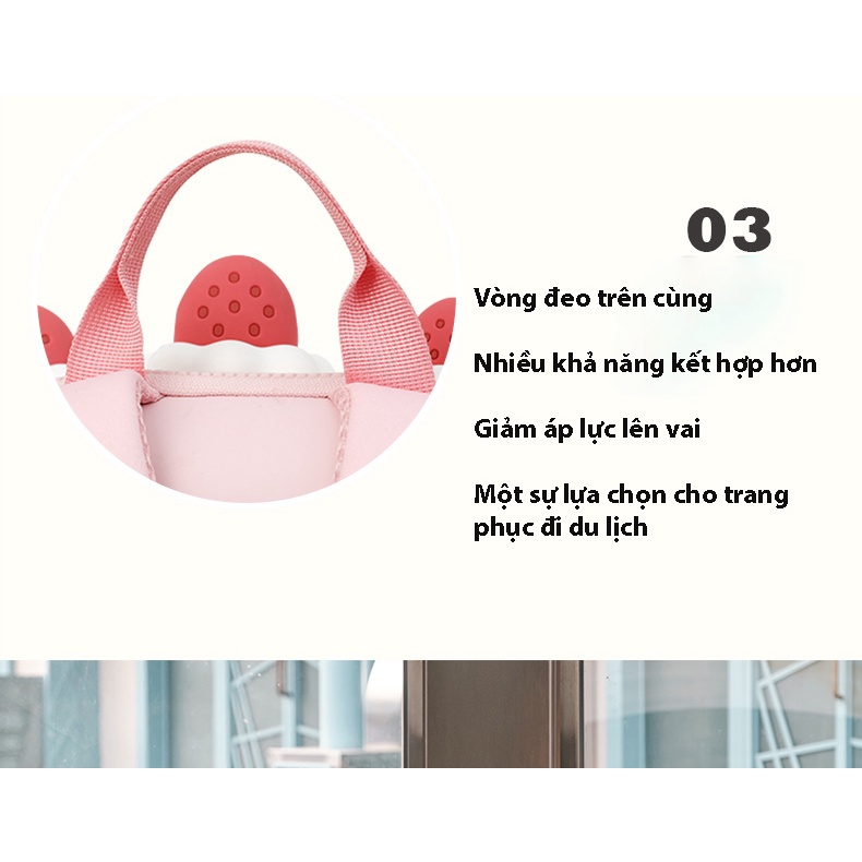 Balo Dành Cho Bé SOLOVE B8-Thiết Kế 3 Chiều Tổ Ong Giảm Áp Lực Bảo Vệ Cột Sống-Tránh Cảm Giác Đau Nhức