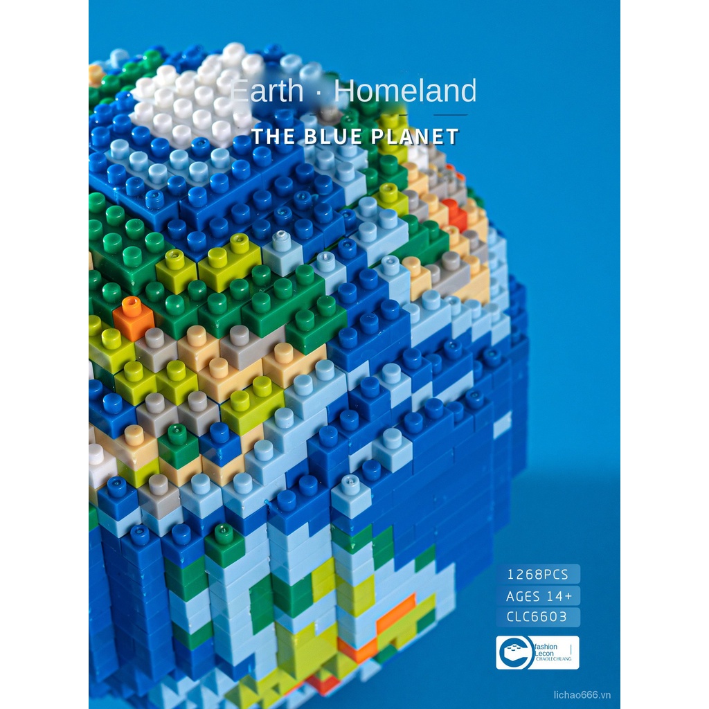 Bộ đồ chơi lego xếp hình trái đất cỡ nhỏ độc đáo cho bé gái Đồ chơi giáo dục Thành phố Đồ chơi giáo dục Phát triển giáo dục cho nam và nữ Đồ chơi giáo dục