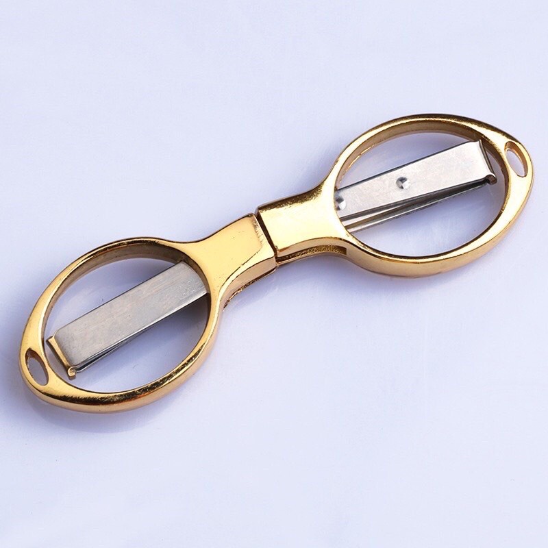 Kéo inox cắt thẻo câu đài, kéo số 8 gấp ngọn tiện lợi KINOX