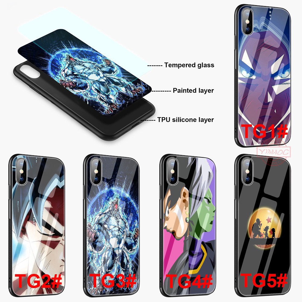 🌟2️⃣0️⃣2️⃣1️⃣🌟 Ốp kính cường lực in hình 7 viên ngọc rồng xinh xắn cho iphone 6p 6s 6sp 7 7p 8 8p x/xs xr xsmax - A964