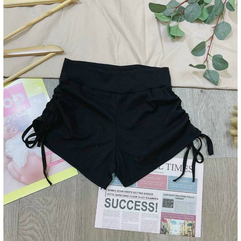 QUẦN RÚT DÂY XINH LẮM NHA 2 MÀU