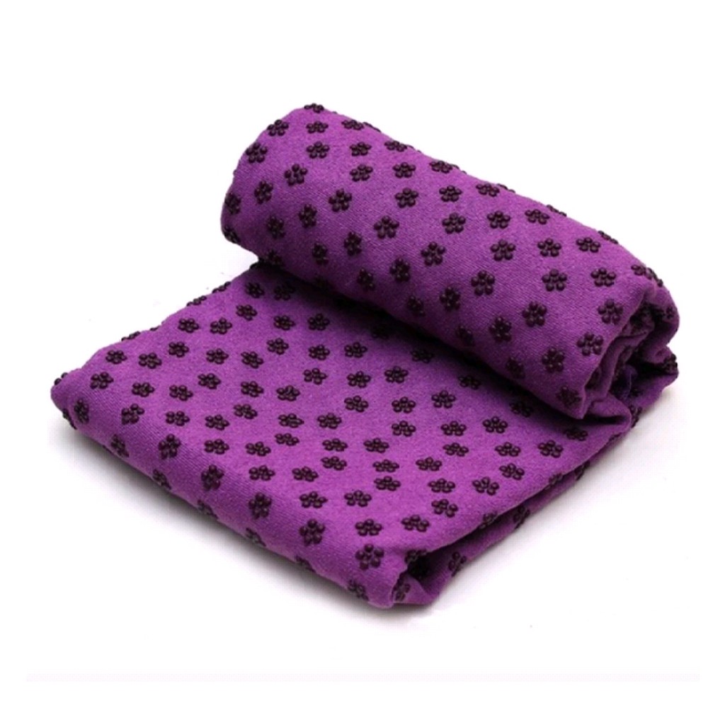 Khăn Trải Thảm Yoga KTT01 Chất Liệu Microfiber Dày Chống Trượt Thấm Mồ Hôi Cao Cấp [Tặng Túi Đựng Khăn] | BigBuy360 - bigbuy360.vn