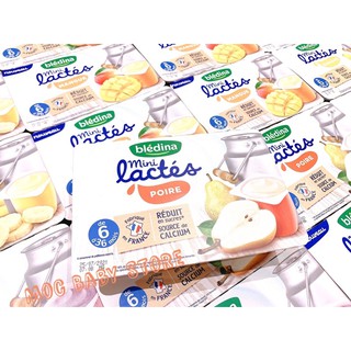 {SẴN CÁC VỊ} Sữa chua Bledina Mini Lactes Pháp 6m+ (6hộp/ vỉ - 55g)