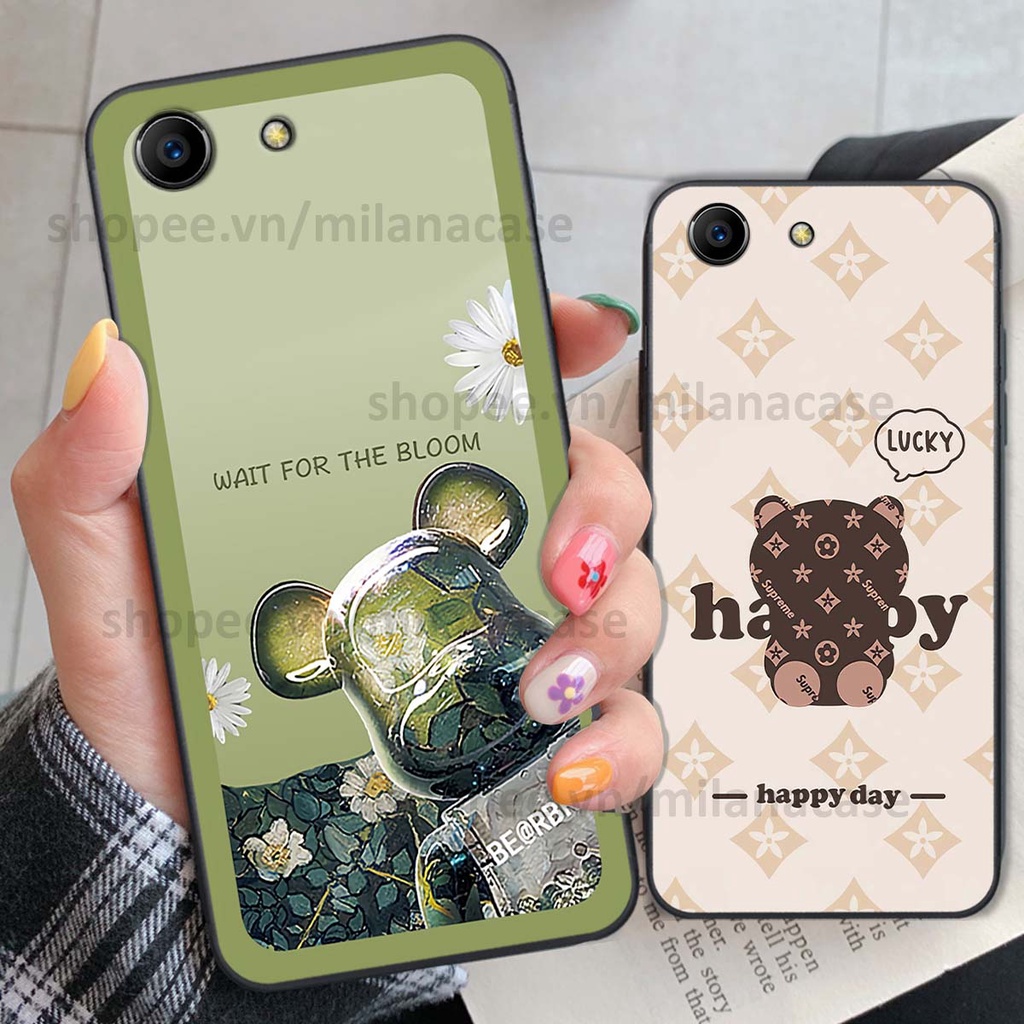 Ốp Oppo F1s / F3 / F3 Lite / F3 Plus gấu be@rBrick gấu Teddy Kaws siêu đẹp, phong cách, cá tính