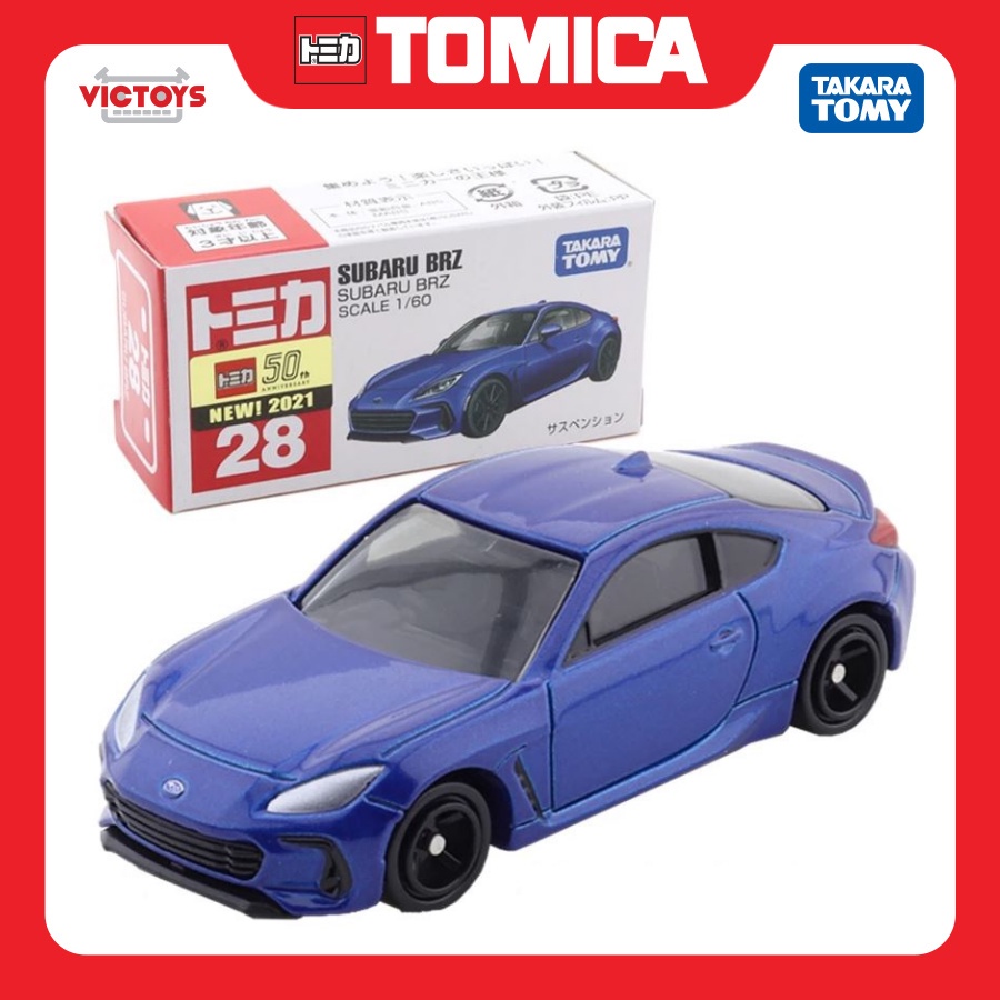 Xe mô hình Tomica No.28 Subaru BRZ 175360 Fullbox Chính Hãng Takara Tomy - Victoys