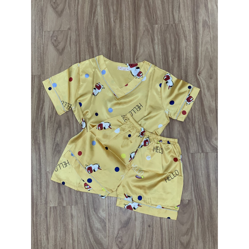 [ ẢNH THẬT ]ĐỒ NGỦ NỮ LỤA HỌA TIẾT DỄ THƯƠNG | BigBuy360 - bigbuy360.vn