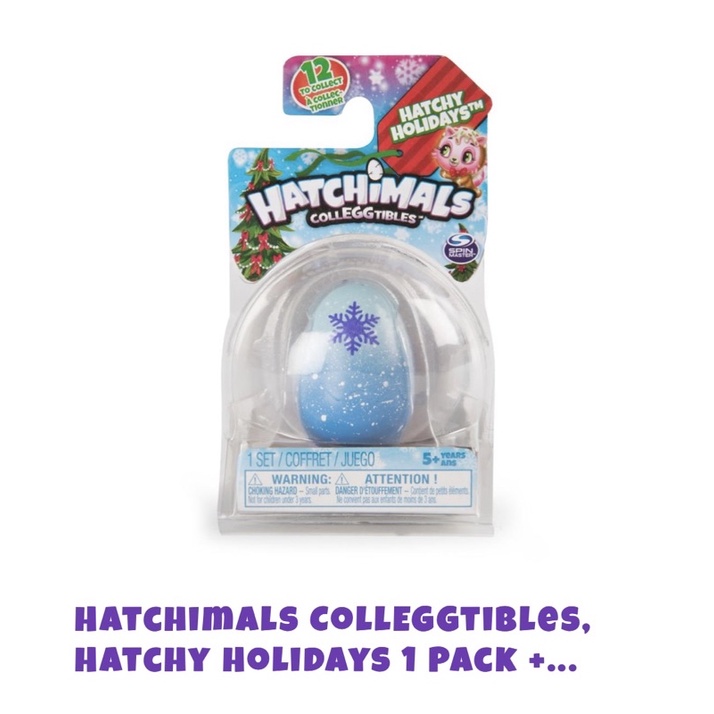 Chính hãng full box - Trứng Hatchimal Holiday - Giáng sinh  siêu hiếm