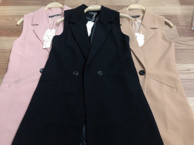 Gile Vest  Dài Ngang Hông Hàng Hai Lớp Chất Tuyết Mưa Đứng Dáng | BigBuy360 - bigbuy360.vn