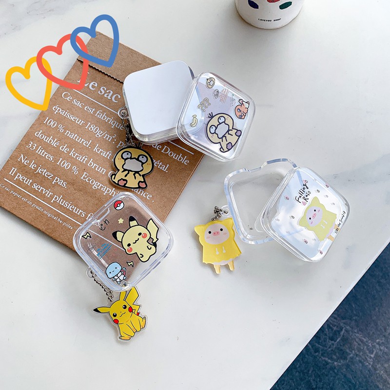 For Mi True Wireless Earphones 2 Basic cute Pikachu soft TPU Transparent Protective Case for Xiaomi Air 2 SE cartoon Donald Duck Earphone Case