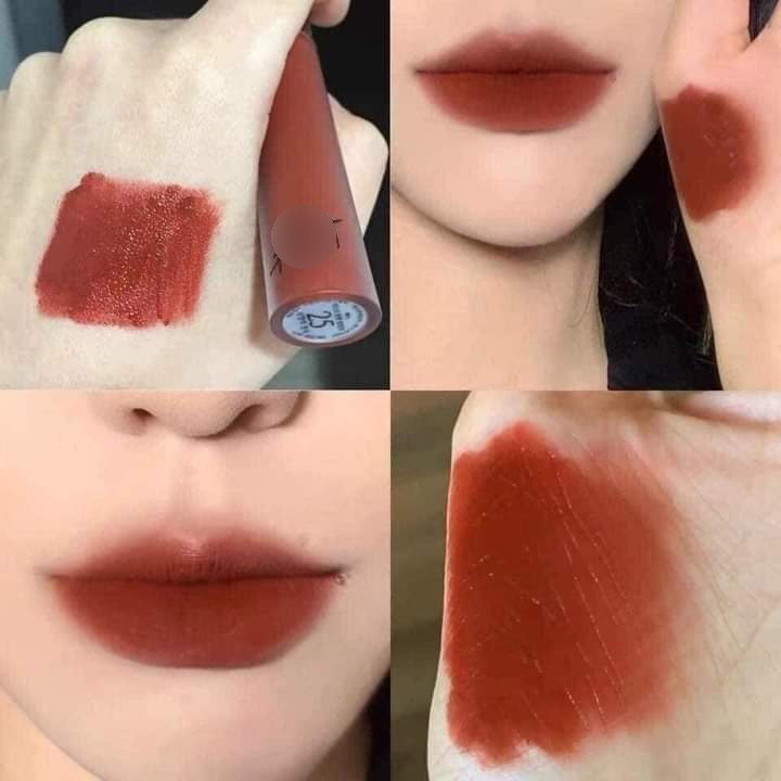 Son kem nắp nâu đỏ handmade đủ màu