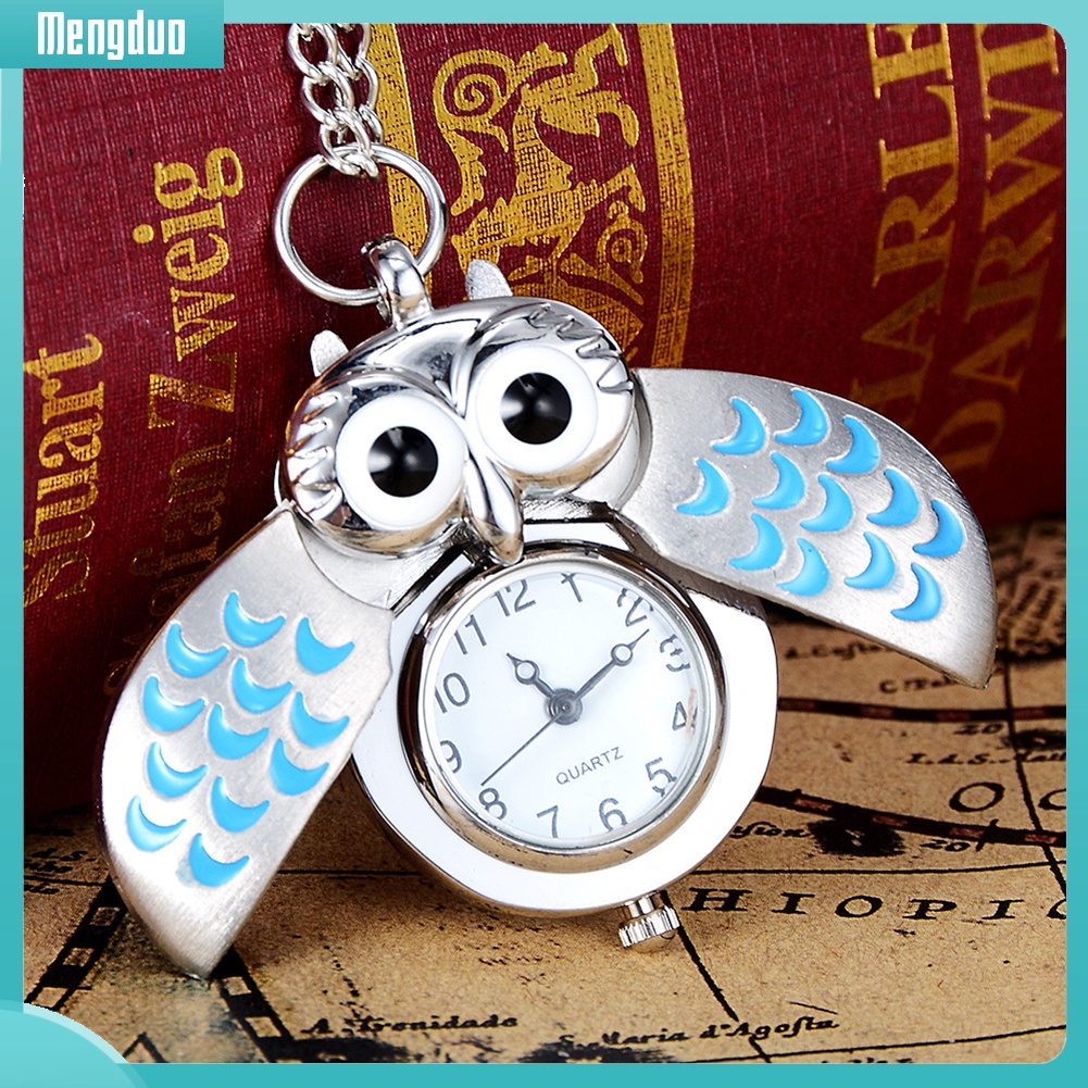 Đồng hồ bỏ túi thiết kế hình chim cú độc đáo