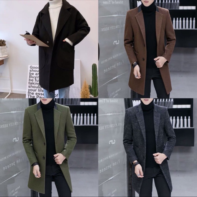 Áo dạ măng tô nam lẻ sz(Order) | BigBuy360 - bigbuy360.vn