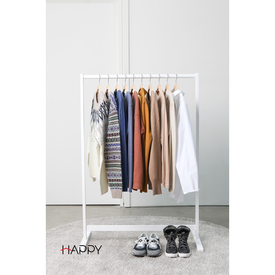 [ KHUYÊN DÙNG] SÀO TREO QUẦN ÁO GỖ THÔNG ĐA NĂNG HÀN QUỐC - SINGLE HANGER (Size 86)-NATURAL | BigBuy360 - bigbuy360.vn