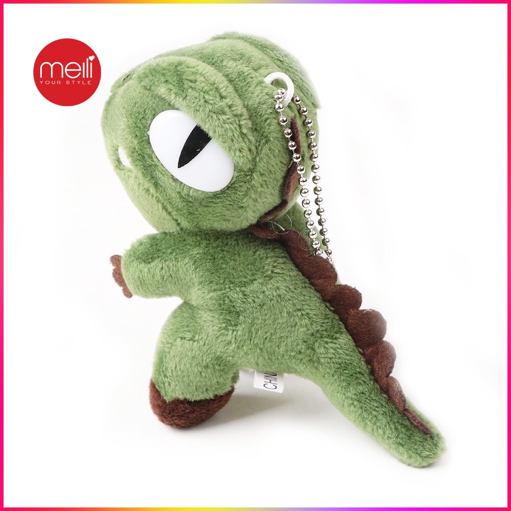 Móc khóa khủng long nhồi bông siêu cute