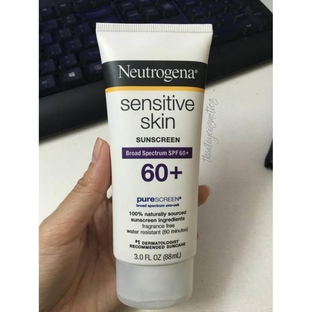 Kem chống nắng cho da nhạy cảm Neutrogena Sensitive Skin SPF 60+ (88ml)