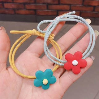 Dây Cột Tóc Hình Bông Hoa Nhiều Màu - DT09