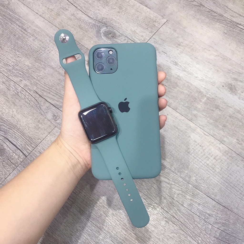 Combo Ốp Chống Bẩn - Dây Apple Watch Cao Su  Iphone 6/ 6plus / 7/ 8/ 7plus / X/ Xs max / 11/ 11pro/ 11promax