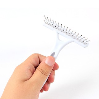 Lược chải lông cho chó mèo- lược hai hàng đinh