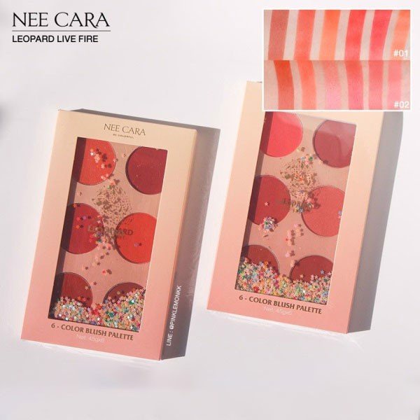 [HOT] Phấn Má Hồng Nee Cara Leopard Blush 6 Gam Màu Xinh Mịn Bám Màu Lâu Trôi N606