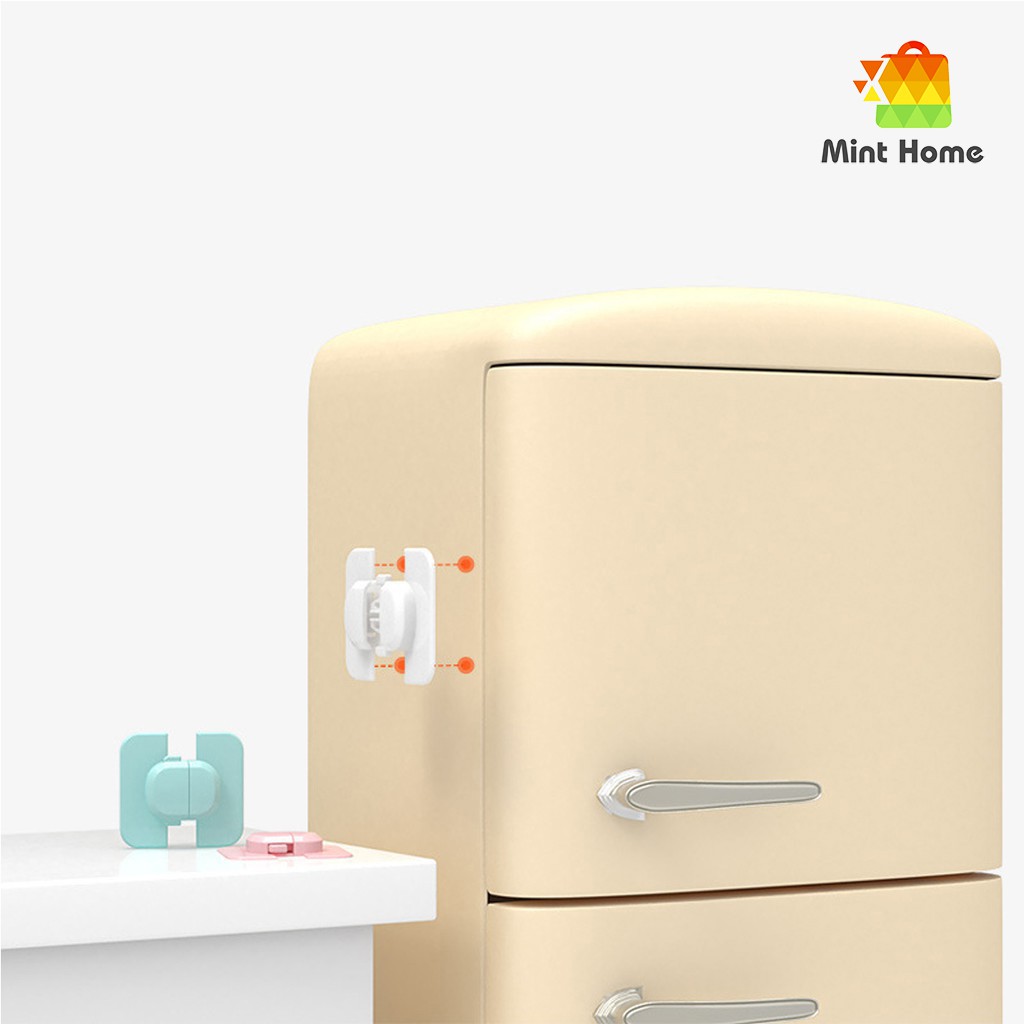 Khóa tủ lạnh, ngăn kéo, chốt chặn cửa, bình nước nóng cao cấp giữ an toàn cho bé, trẻ em