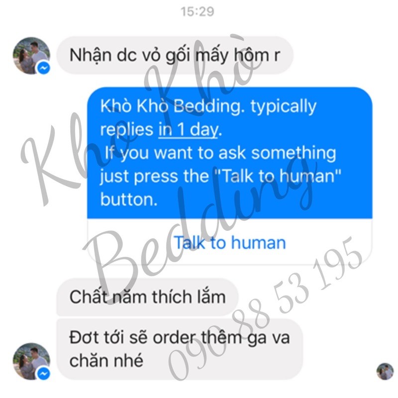 Chăn ga phi lụa cao cấp Khò Khò Bedding.