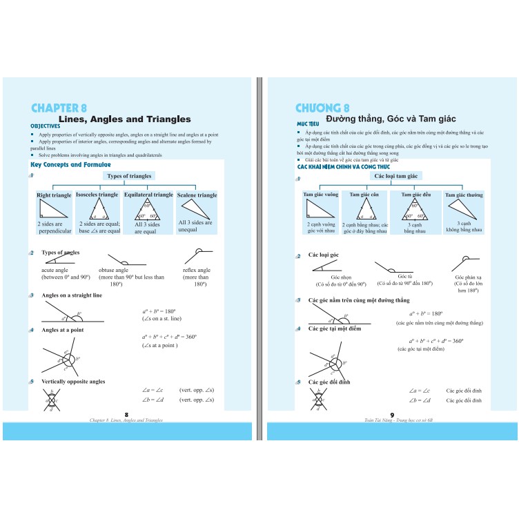 Sách :Giáo trình toán lớp 7 - Combo 4 cuốn Toán song ngữ singapore ( 11 - 14 Tuổi )