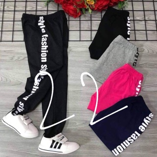 Set 1 ri quần legging bé gái