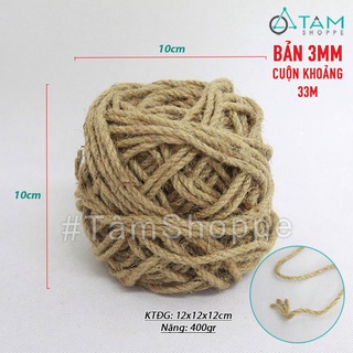 Cuộn dây thừng Handmade TAN