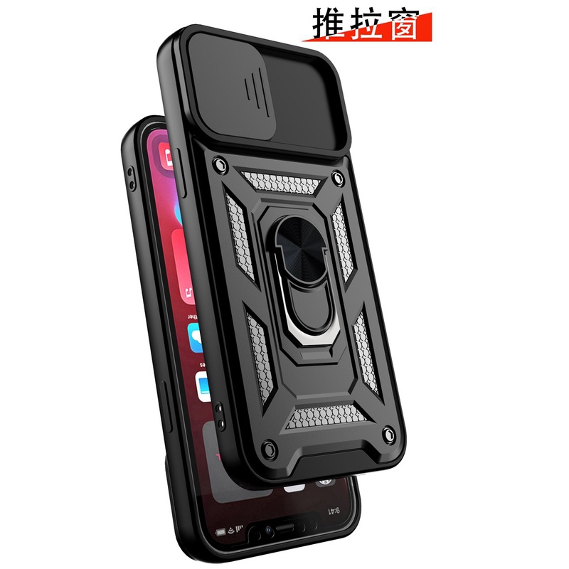 Ốp Điện Thoại Cứng Chống Sốc Có Nam Châm Bảo Vệ Camera Cho iPhone 11 Pro Xs Max 12 Mini
