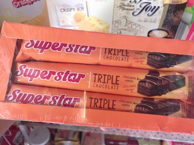 Bánh xốp phủ socola SUPERSTAR INDONESIA