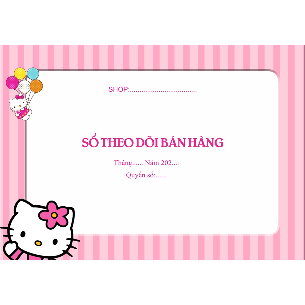 Sổ Bán Hàng khổ a4 bìa có bóng kính