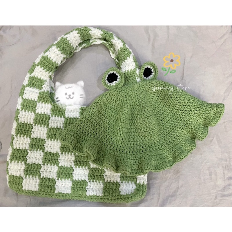 Túi caro len handmade