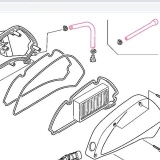 ỐNG XẢ CẶN SH Ý ZIN  HONDA