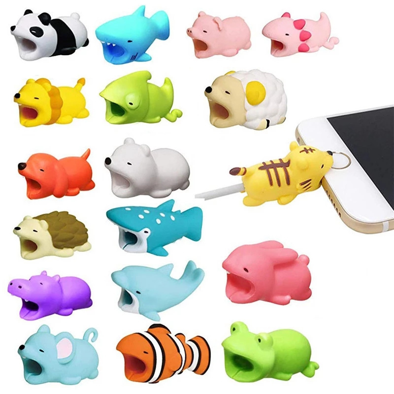 Phụ Kiện Bảo Vệ Dây Cáp Sạc Hình Thú Dễ Thương Cho Iphone Ipad Sự Bảo Vệ