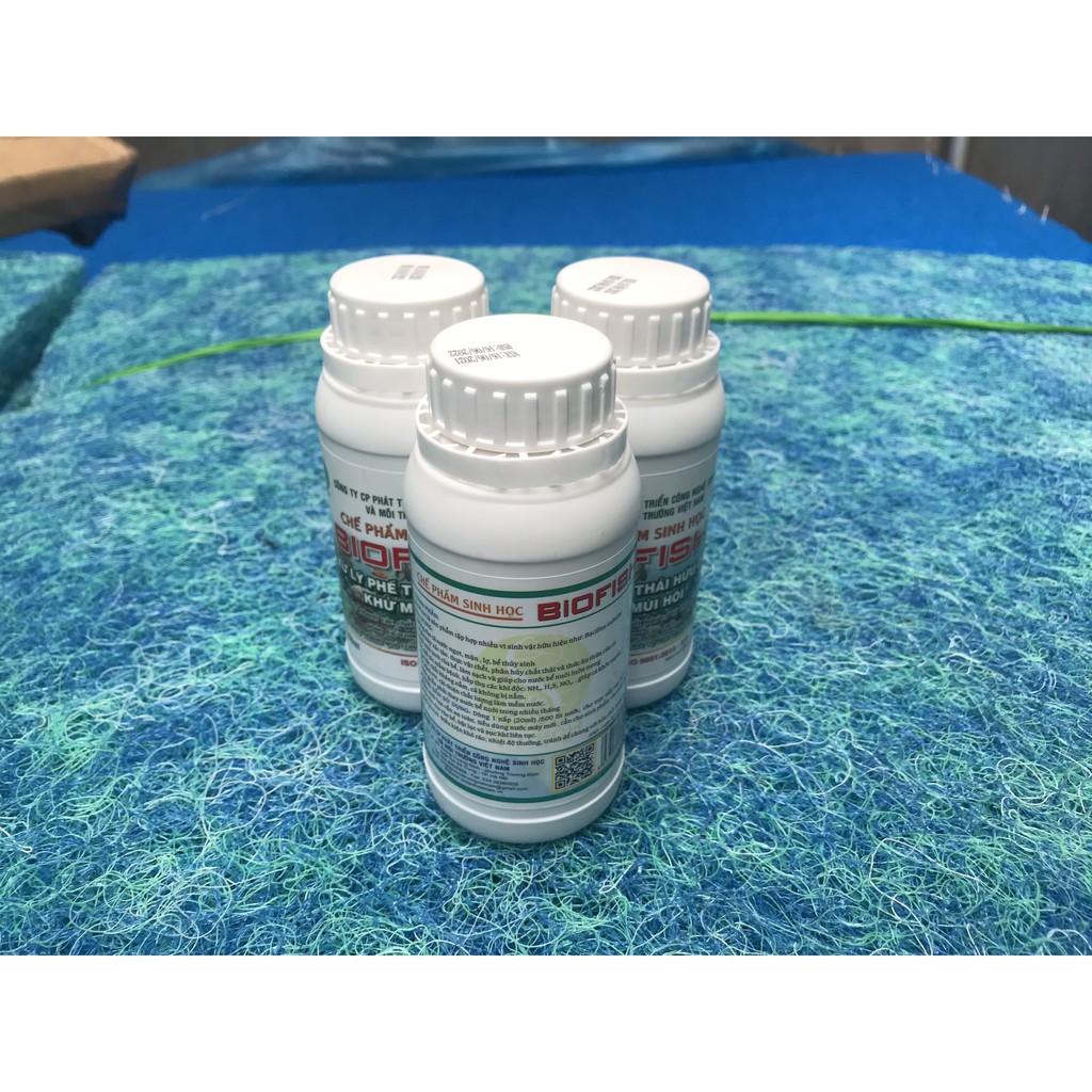 Vi Sinh Thảo Dược Hồ Cá Koi Bio Fish Koi 1000ml. Vi Sinh Phân Hủy Chất Thải, Khử Mùi Tanh, Làm Trong Nước