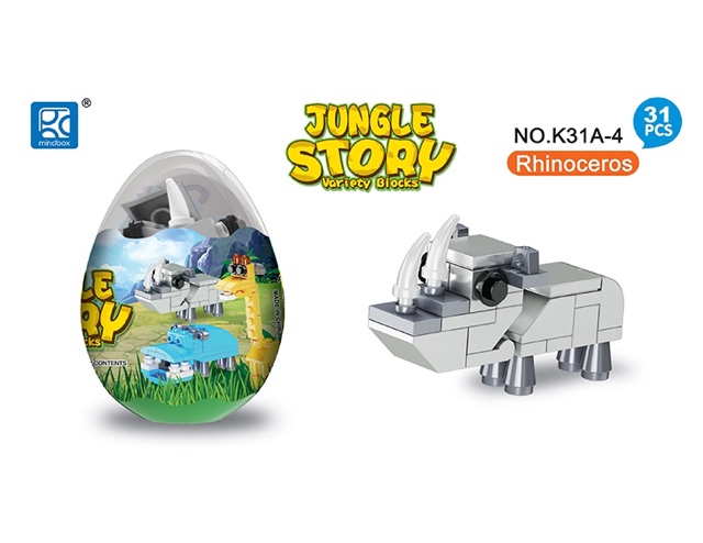 🧩 LEGO ĐỒ CHƠI LẮP RÁP ĐỘNG VẬT RỪNG XANH JUNGLE STORY GIAO NGẪU NHIÊN