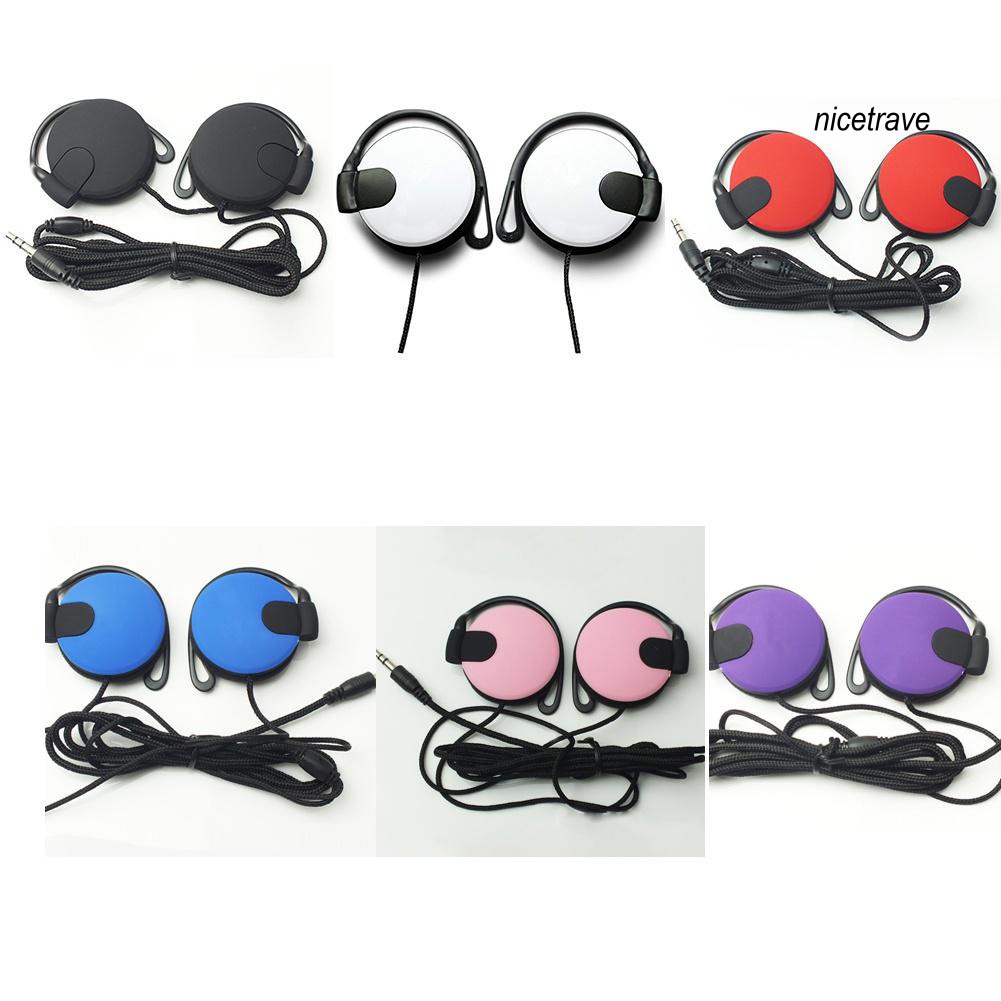 Tai Nghe Móc Vành Tai Có Dây Chuẩn 3.5mm Phong Cách Thể Thao Cho Điện Thoại Thông Minh / Máy Tính
