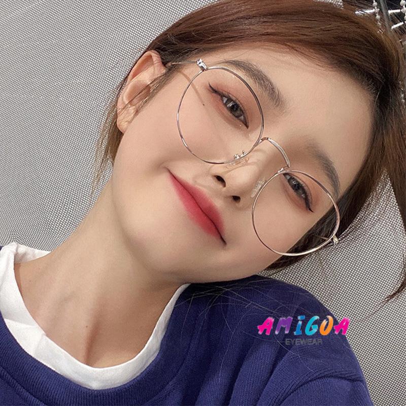 ✨✨Mắt Kính Gọng Kim Loại Chống Bức Xạ Phong Cách Cổ Điển Thời Trang Cho Nam Và Nữ