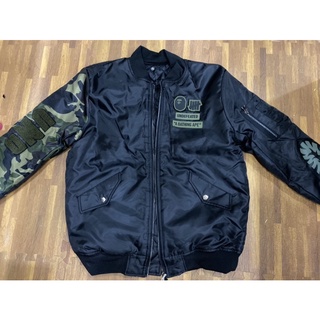 Áo bomber Bape Underfeated
