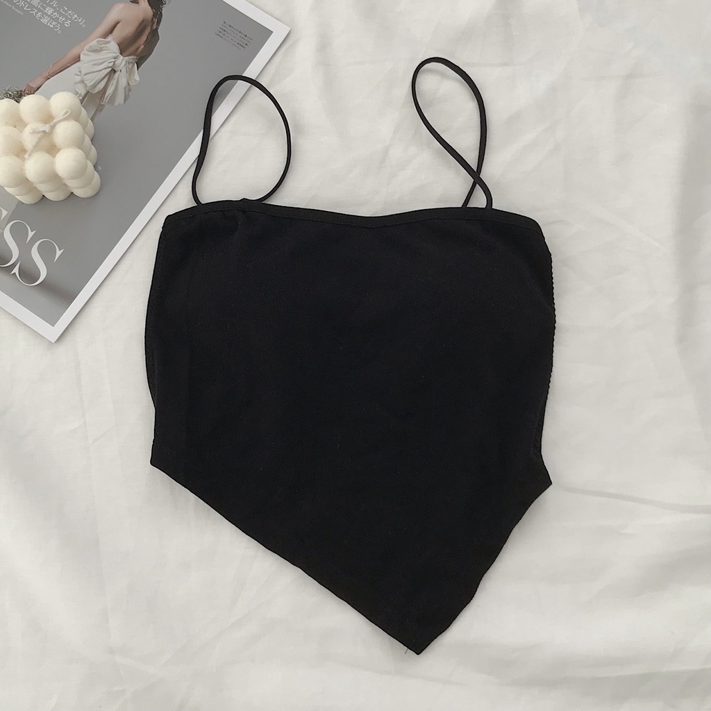 Áo Bra Nữ 2 Dây JEM CLOSET Chất Vải Thun Co Giãn Dáng Yếm Mix Đồ Siêu Sexy TETHER 10338