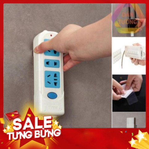 HOT FREE SHIP  FREESHIP Miếng dán tường 2 mặt keo trong siêu chắc dự phòng cho kệ remote , kệ xà bông, dán tranh chịu lự