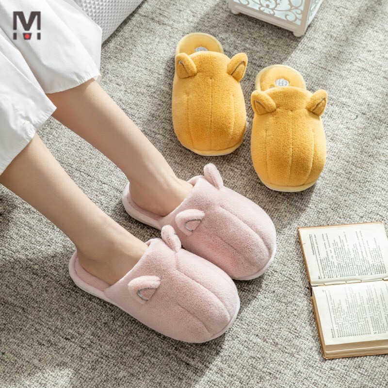 [Mã FASHIONT4WA2 giảm 10k đơn từ 50k] ] Dép bông unisex Catty Hình Vuốt Mèo ( Chất Đẹp )