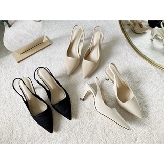 Giầy Slingback mũi nhọn dây hậu (ẢNH THẬT SHOP CHỤP)