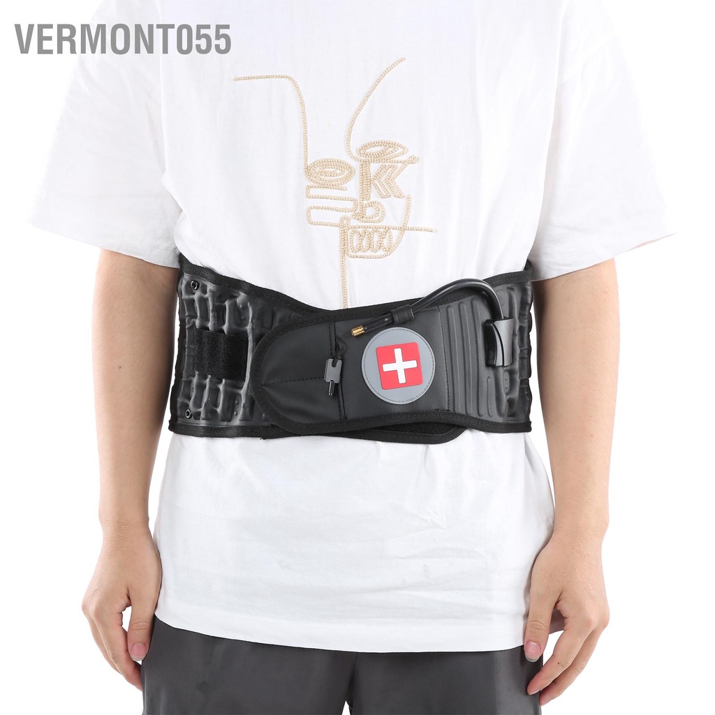 Có thể bán buôn Bơm hơi Đai kéo khí cột sống lưng hỗ trợ mát xa Thắt Giảm đau thắt Vermont055 Hàng giao ngay