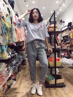 Quần baggy thô